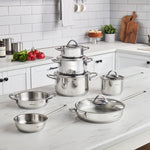 Karaca Ada 12 Piece Steel Pot Set