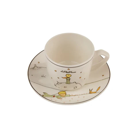 Karaca Little Prince 4-Piece Mocha–Espresso Cup Set For 2 Persons