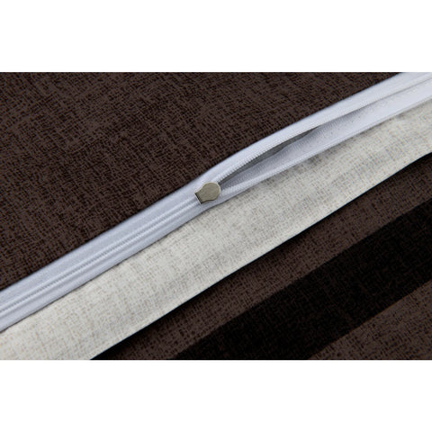 KH ASPEN BLACK & BROWN DUVET COVER SET (200X200+2*80X80) DEU