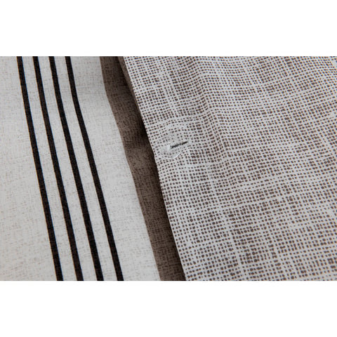 KH ASPEN BLACK & BROWN DUVET COVER SET (200X200+2*80X80) DEU