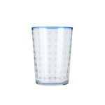 Karaca Blanco blauw waterglas