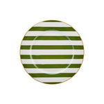 Karaca Preparation for Winter serveerbord 27 cm, groen gestreept