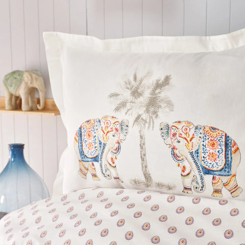 Karaca Home Nepalroze - set met tweepersoons dekbedovertrek en piqué van 100% katoen, met cadeau