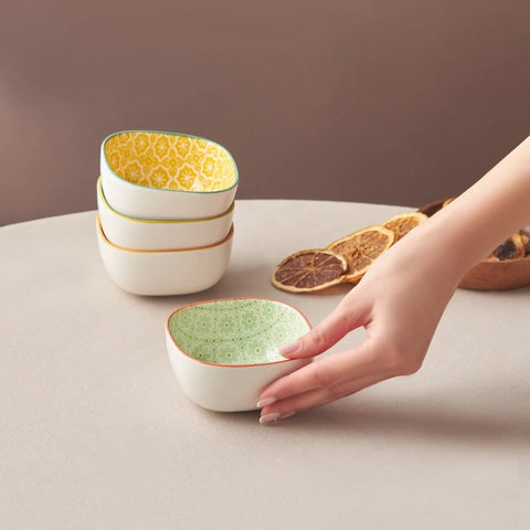 KARACA FLORAL MAVİ SQUARE ÇEREZLİK 10CM