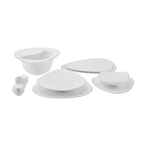 Karaca Red Carpet Collection Fine Pearl Extra Tristan - 62-delig servies voor 12 personen