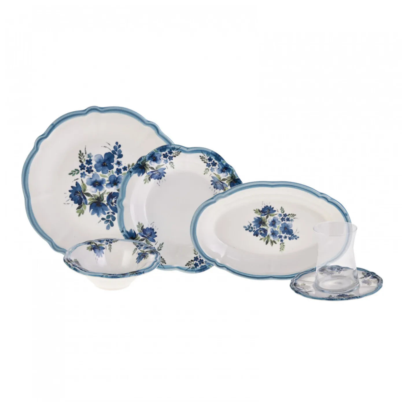 Karaca Nostalgia for 6 Person Breakfast and Serveware Set, 26 Piece ...