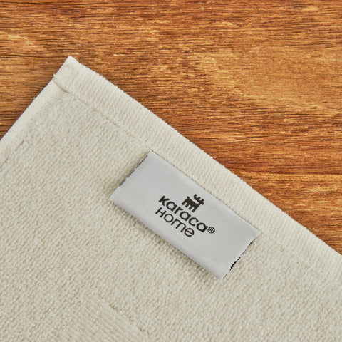 KARACA WHEAT ECRU %100 COTTON FOOT TOWEL 50X80 CM