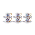 Karaca Finike Coffee Cup Set 6 Person 80 ml