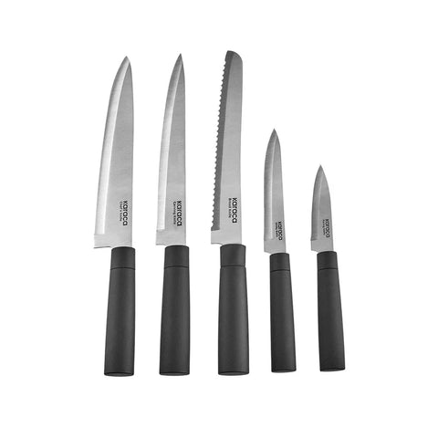 Karaca Burby Wood, 14-Delige Set Met Opschepservies en Messen