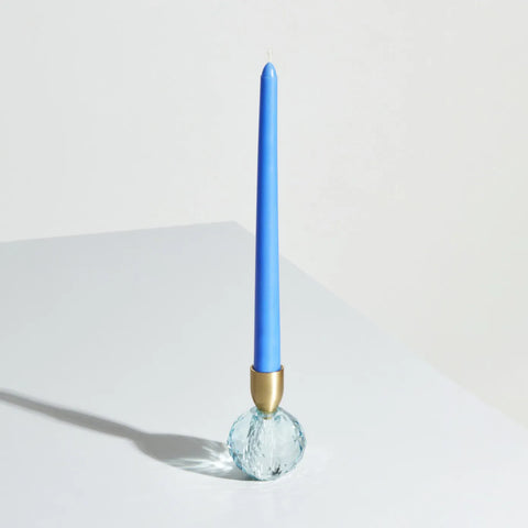 Karaca Home Vicki Kaarshouder Glas, Blauw, 6x9 cm 