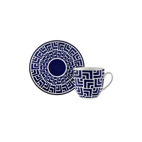 Karaca Doris Koffiekopjes Set, 6 Personen, 90 ml