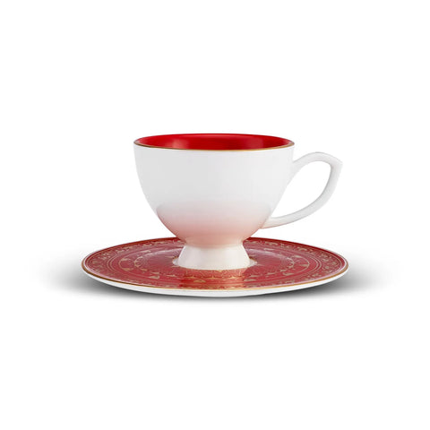 Karaca Republiek Eeuw Egemen Koffie Kopjes Set, 2 Persoon, 80 ml