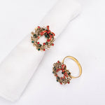 Karaca Home Christmas Krans 2-Delige Servetringen