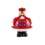 Karaca Christmas Nutcracker Cake Stand, 22cm, Red 