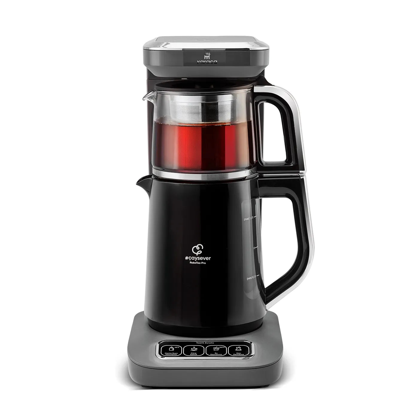 Karaca Caysever Robotea Pro 4 in 1 Talking Automatic Tea Maker Kettle ...