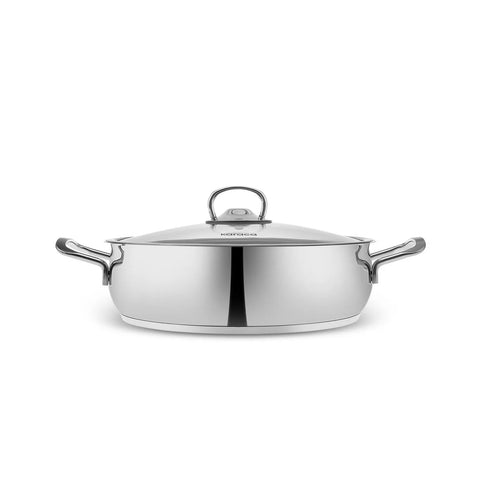 Karaca Stalen Pannenset Met Voorraadbus, 13-Delig