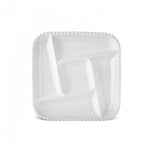 Karaca Carmen Perla Presentatiebord met 5 vakken, vierkant, 27 cm