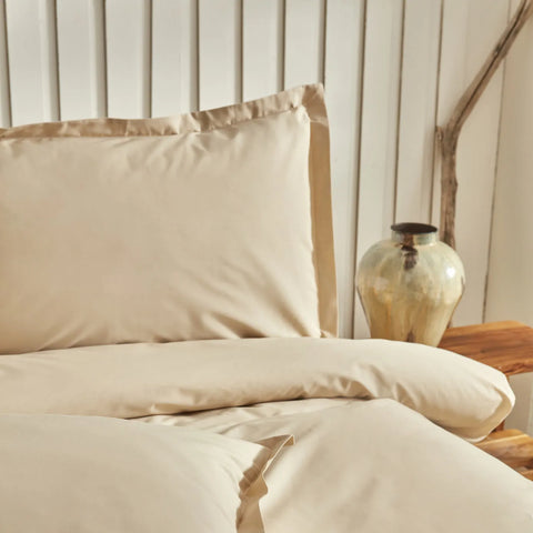 COOL TOUCH BASIC BEJ CİFT KİSİLİK NEVRESİM TAKIMI