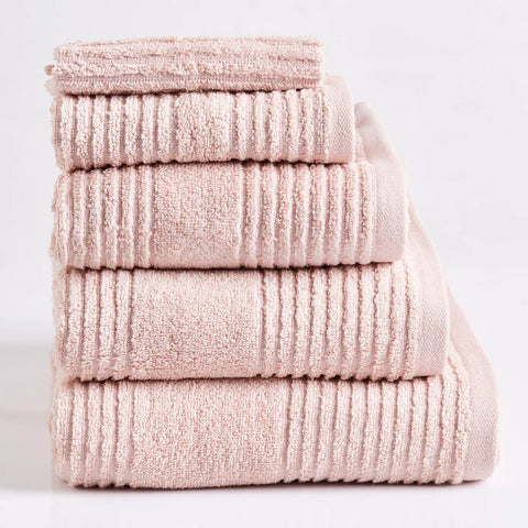 Karaca Rachel Supreme Handdoekset, Lichtroze