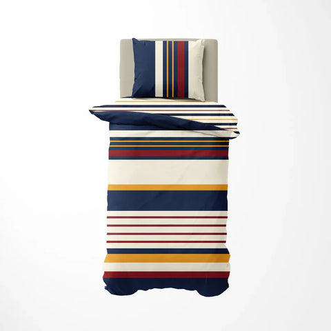 Nautica Hollins Eenpersoons Dekbedovertrekset, 135x200, 80x80