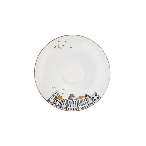 Karaca Galata 12-delige mokkakopjes-/espressokopjesset voor 6 personen