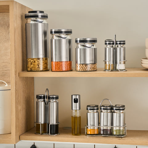 Karaca Stellum, storage jar, 1210 ml, stainless steel
 