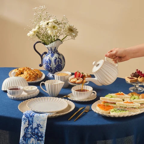 Karaca New Daisy Reactive Serving Plate, 9 cm