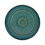 Karaca Rashel Groene Glazen Dienblad 35 cm