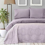 Karaca Home Cynthia Pruim Kant Katoenen Private Dubbel Bedsprei Kussen Set