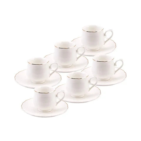 Karaca Beykoz 6-Delig Koffiekopjesset Voor 6 Personen 80 Ml
