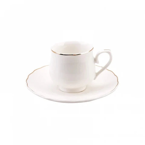 Karaca Beykoz 6-Delig Koffiekopjesset Voor 6 Personen 80 Ml